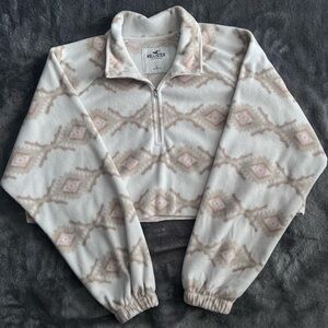 Hollister Geometric Quarter Zip